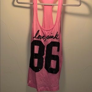Pink tank top